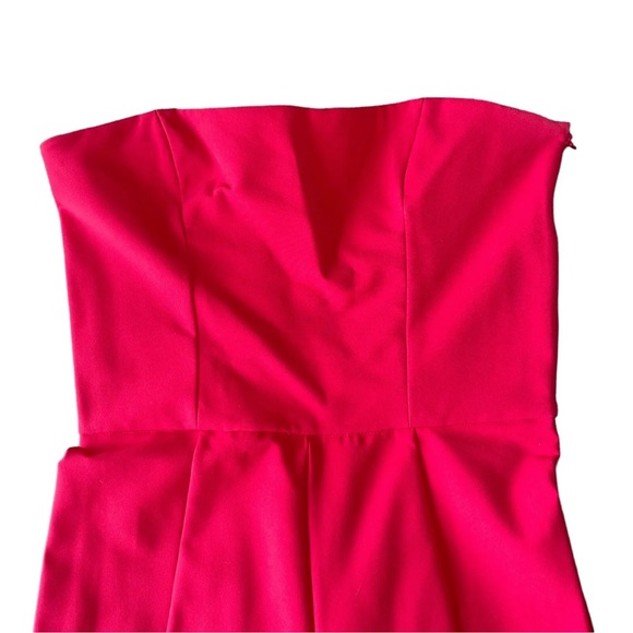 Kittenish Red Strapless Jumpsuit - Picture 7 of 13